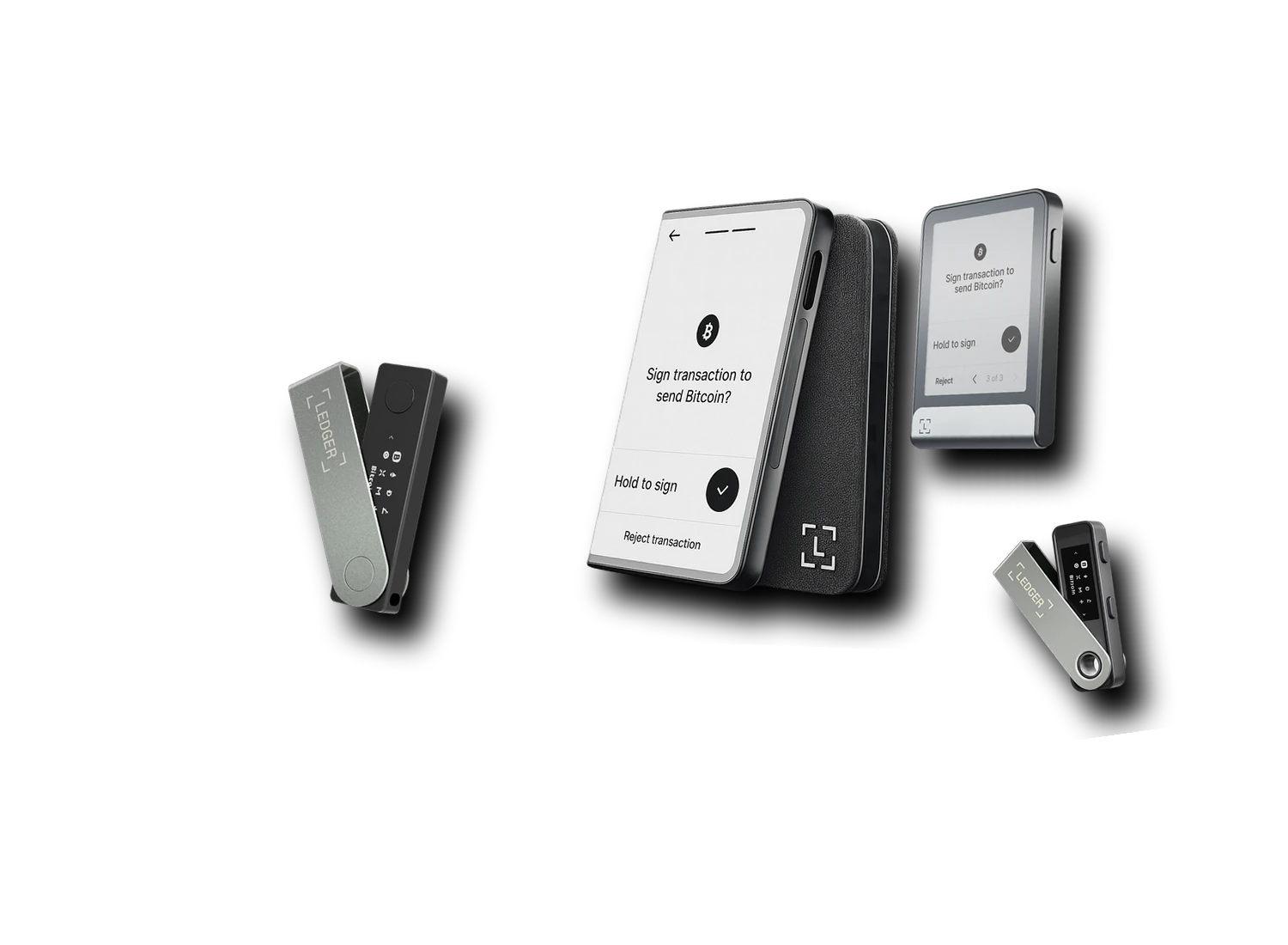 Ledger 硬件钱包组合展示